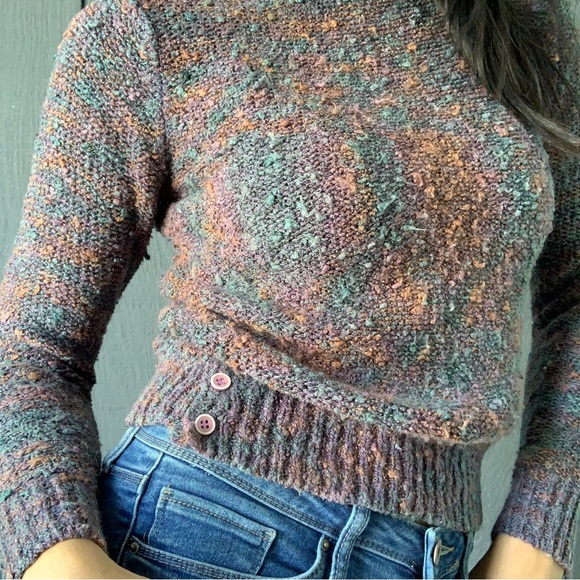 Vintage Bamberger’s mock neck sweater Sz S - Picture 3 of 5